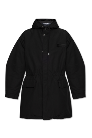 ジャケット Balenciaga Black Cotton Oversize Jacket Black Light jacket with logo Balenciaga - Vitkac AS
